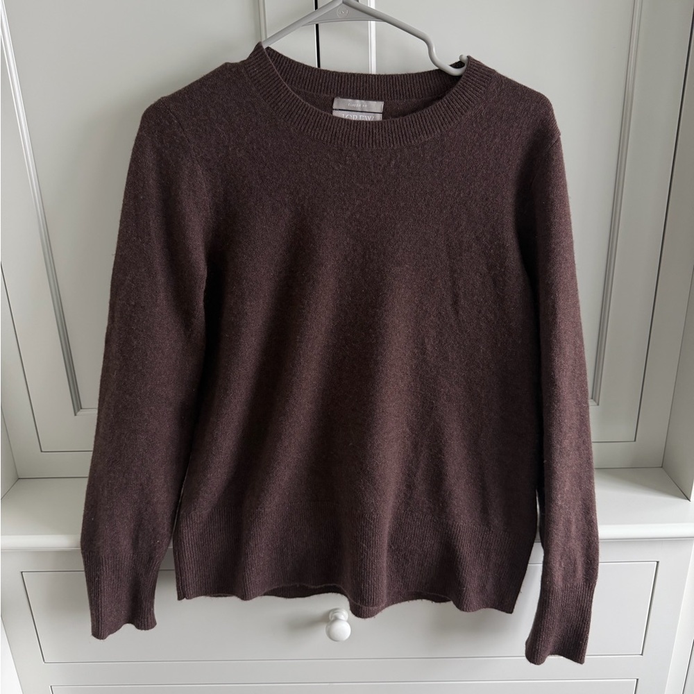 J. Crew Chocolate Cashmere Sweater